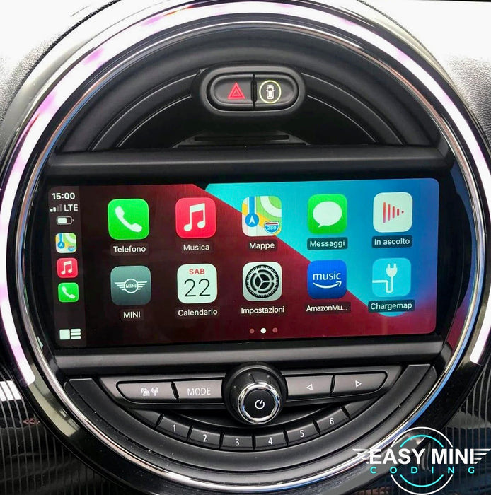 MINI Apple Carplay Fullscreen + Video In Motion + Android Screen Mirroring